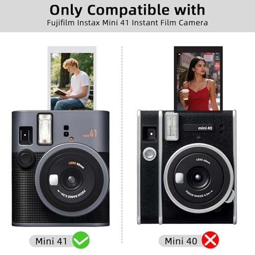 Estuche cámara PU para Instax Mini 41, marrón miniatura 2