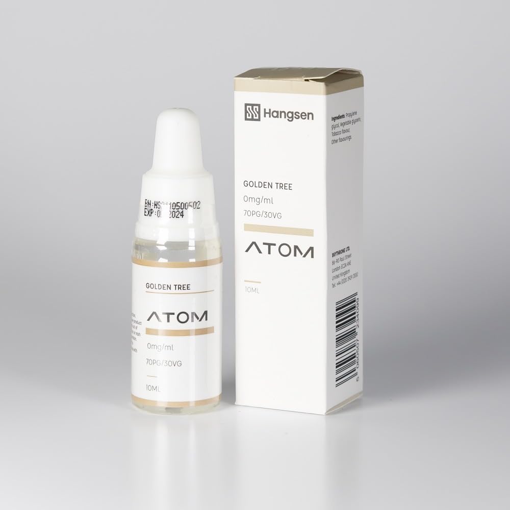 Hangsen Golden Tree 10ml Bottle 0mg x 5 Bottles