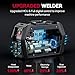 ARCCAPTAIN iControl TIG 205 Pro, 5 In 1 Cold Spot Stick/TIG Welder, 120V/240V Welding Machine with Large LED Display, 2T/4T, Hot start, Arc Force and Anti-stick