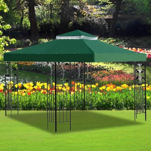 Tonnelle bâche 3x3m résistante avec double toit de rechange imperméable - 3