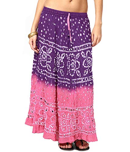 rastogi handicrafts Ladies Multi Color Skirt for Women Girls Indian Tradition Style Skirts Rajasthani Tradition-picture-24