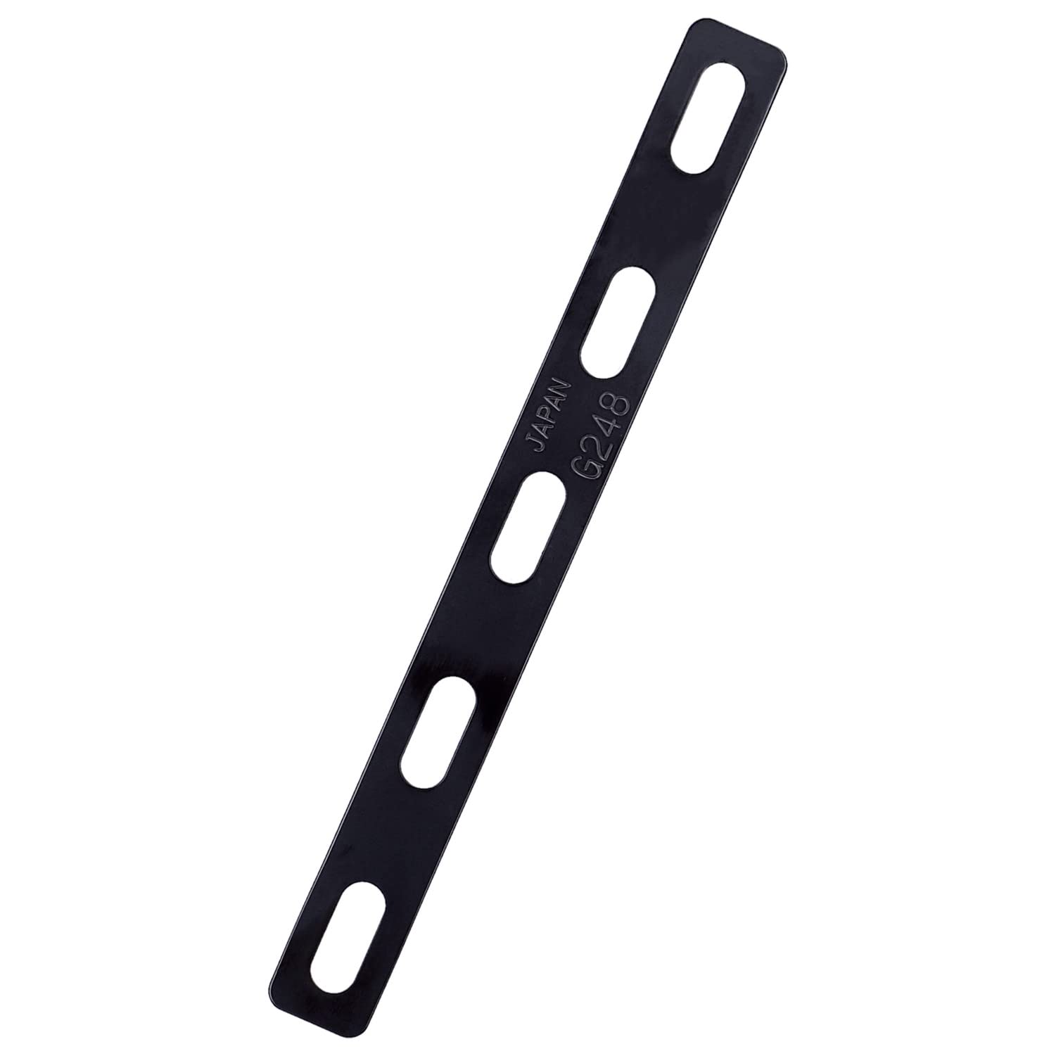 Amazon.co.jp: エーモン(amon) 取付金具 黒 穴径6mm 150×15mm