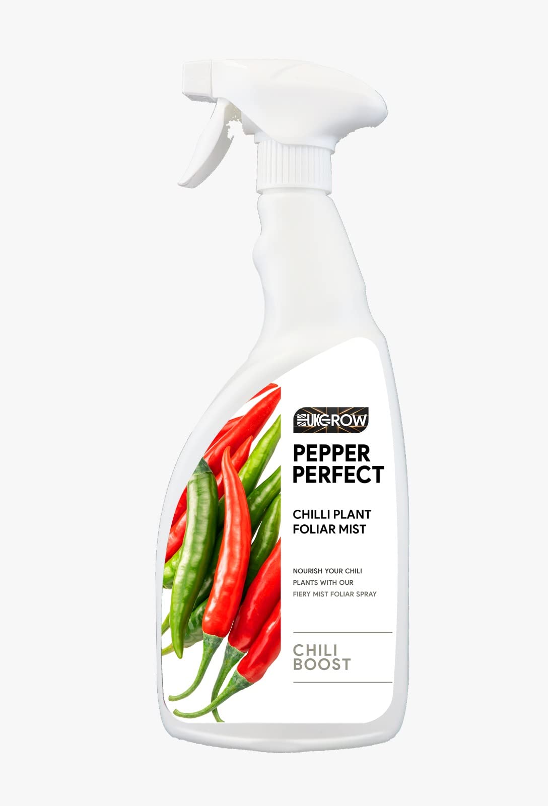 UK GROW 500ml Chilli Plant Specialised Foliar Spray - Boost Growth, Health, and Yield of Your Plants (500ml, Chilli and Pepper Foliar Myst)