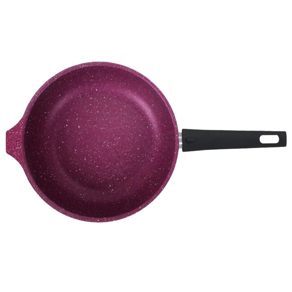TM KUKMARA Crepe Pan Nonstick Pan with Removable Handle Trendy style (mystery) Cooking Pan Aluminium Pan (10.2'' (26 cm))