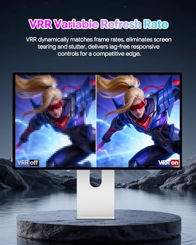 Kuycon P32K 32’’ UHD 4K 144Hz Glossy Monitor (Minimalist - with Stand) - image 7