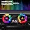 Car Air Freshener with LED, Luminated Car Scent Diffuser, Car Aromatherapy Sound Pickup Lamp, Car Vent Fragrance Clip, APP Remote Control, RGB Sound Voice Rhythm Ambient Pickup Lamp #3