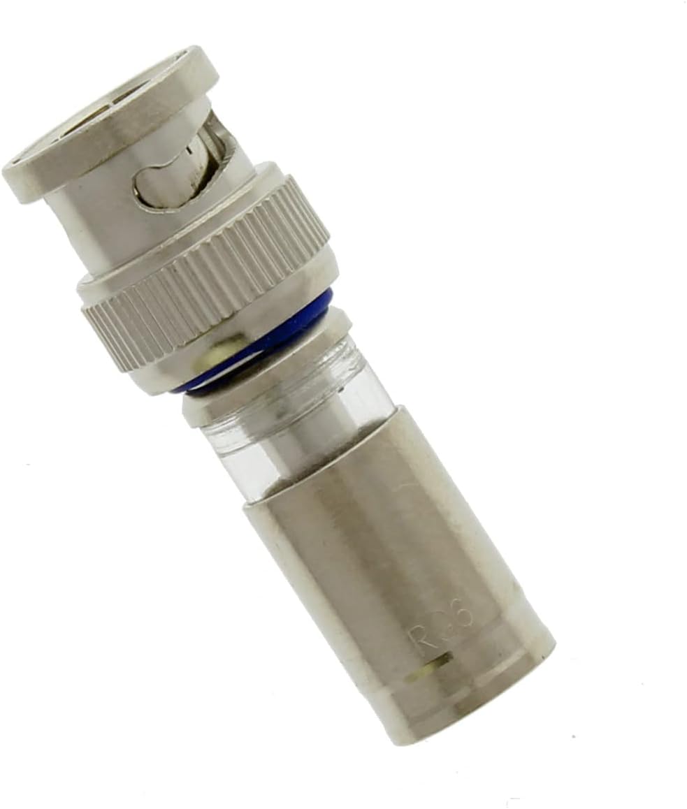 Ideal Electrical 89-5048 BNC Compression Connectors, Coax Compression Connector for RG-6 Cable Cable, 35 Connectors, Jar