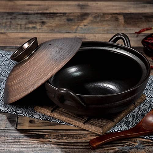 GGHHJ Sartén De Cerámica Redonda, Sartén para Latas Calientes, Cazuela Aislada, Cazuela De...