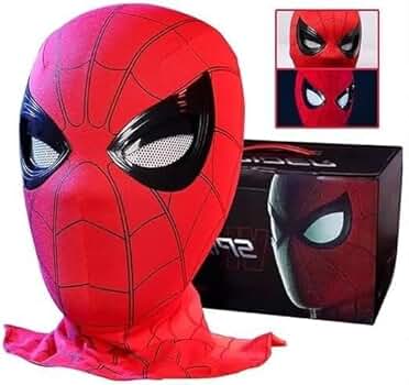 【スパイダーマン】新品 トム・ホランド アイアン・スパイダー版 マスク コスプレ スパイダーマン】新品 トム・ホランド アイアン・スパイダー版