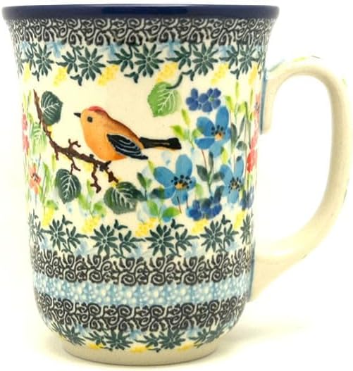 Polish Pottery Mug - 16 oz. Bistro - Unikat Signature U5098