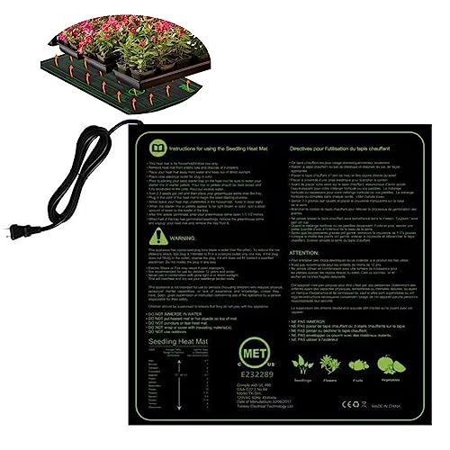 EEYZD Plant Heat Mat,Seedling Growth Thermostatic Heating Mat,Waterproof Durable Heat Mats, for Indoor Plant Growth,45w
