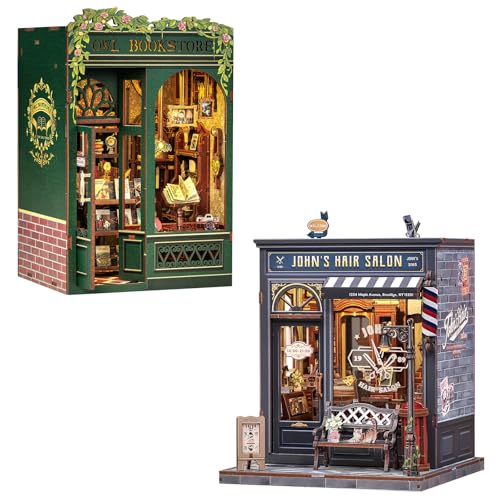 Maison de poupée DIY Owl Bookstore : idée cadeau pour créatifs