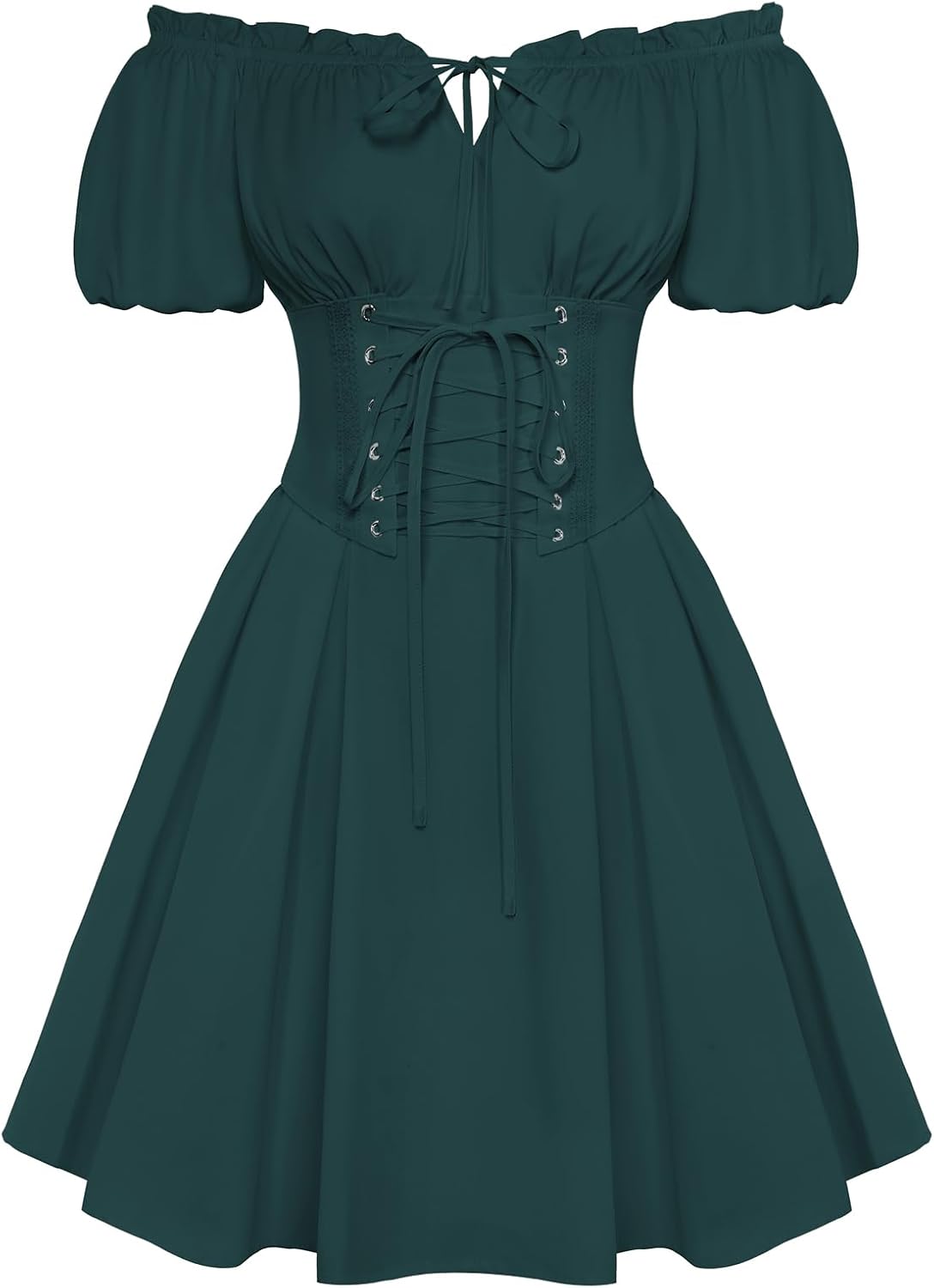  Renaissance Costume Women Corset Mini Fairy Dresses