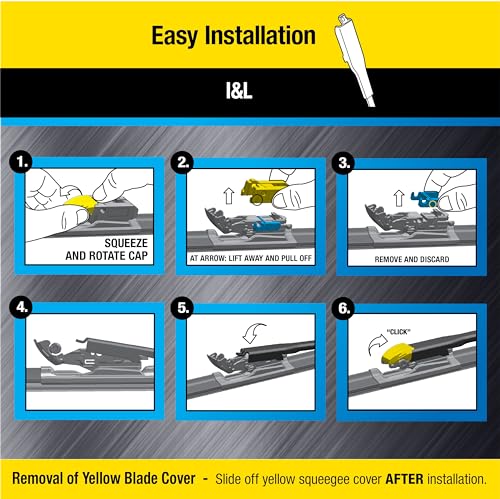 Image of Rain-X 870126 Truck & SUV Rugged Series Premium Wiper Blades, 26 Inch Windshield Wipers (Pack Of 1), Automotive Replacement Windshield Wiper Blades Engineered For All Driving Adventures