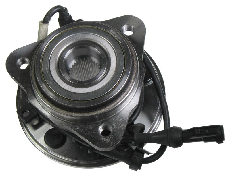 Image of TRQ Front Wheel Bearing and Hub Assembly Set 2 Piece Compatible with 00-01 Ford Ranger 4WD ABS 2002 Ranger 4WD 2001 Mazda B3000 4WD 2002 B3000 2000 B4000 4WD ABS 2001 B4000 SE 2002 B4000