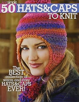 Paperback 50 Hats & Caps to Knit (Knit Simple)-From Beginner Projects to More Advanced, Designs and Techniques for Everyone: Cables, Lace, Fair Isle and More Book