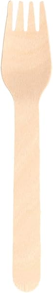 100 unité - Fourchettes 'Makan' 15,5 Cm Naturel Bois - 1