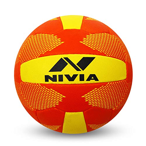 Image of Nivia Multi-Sport | Throw Ball + Ball Pump | Premium Rubber | Universal Design | Professional Grade | Match Quality | Performance Certified