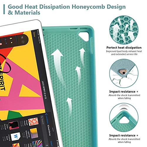 Ipad Keyboard Case For 10.2" 9Th/8Th/7Th Generation 2021/2020/2019, Detachable Wireless Bt Keyboard With Magnetic Protective Cover With Pencil Holder For Ipad Pro 10.5" 2019/Ipad 10.5" Air 3Rd Gen #TOP5