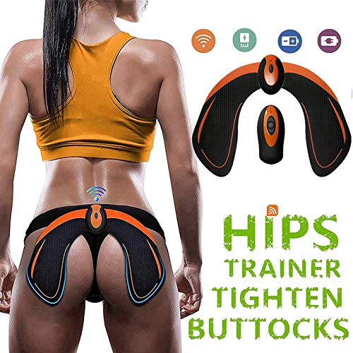 ZHENROG Elettrostimolatore Glutei,EMS Elettrostimolatore Muscolare,Elettronico Natica Trainer,Glutei Allenatore con USB Ricaricabile, Glutei Allenatore Intelligenti per l'anca Donna