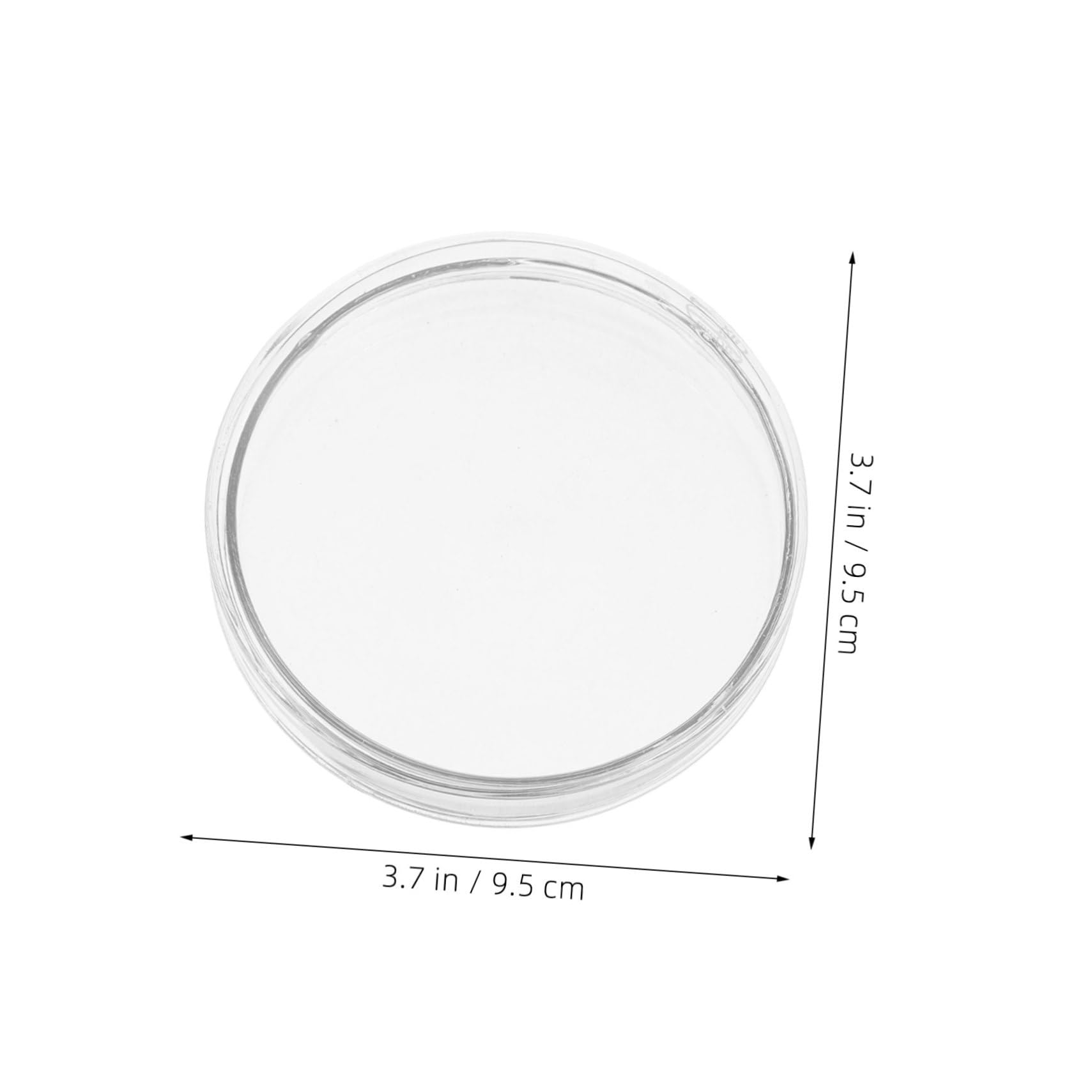 Labor Petrischalen aus Glas 90mm, 5 Stück für Pflanzengewebe