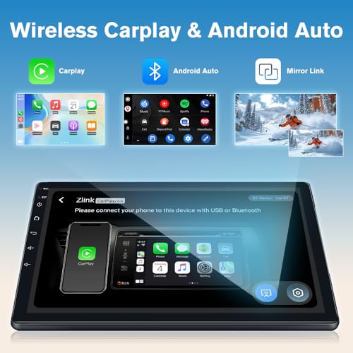 Image of Junsun Car Stereo for Dodge Ram 1500 2500 2013-2019 CarPlay /Android Auto | 5G WiFi 9 inch HD IPS Display Support Cargo Rearview GPS DSP RDS BT AM /FM Auto AC 2GB+32GB ROM