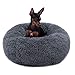 Plush Donut Pet Bed,Dog Cat Round Warm Cuddler Kennel Soft Puppy Sofa,...