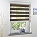 Produktbild Liedeco Duo-Rollo, Doppelrollo mit Blende | braun | B 90 x H 220 cm