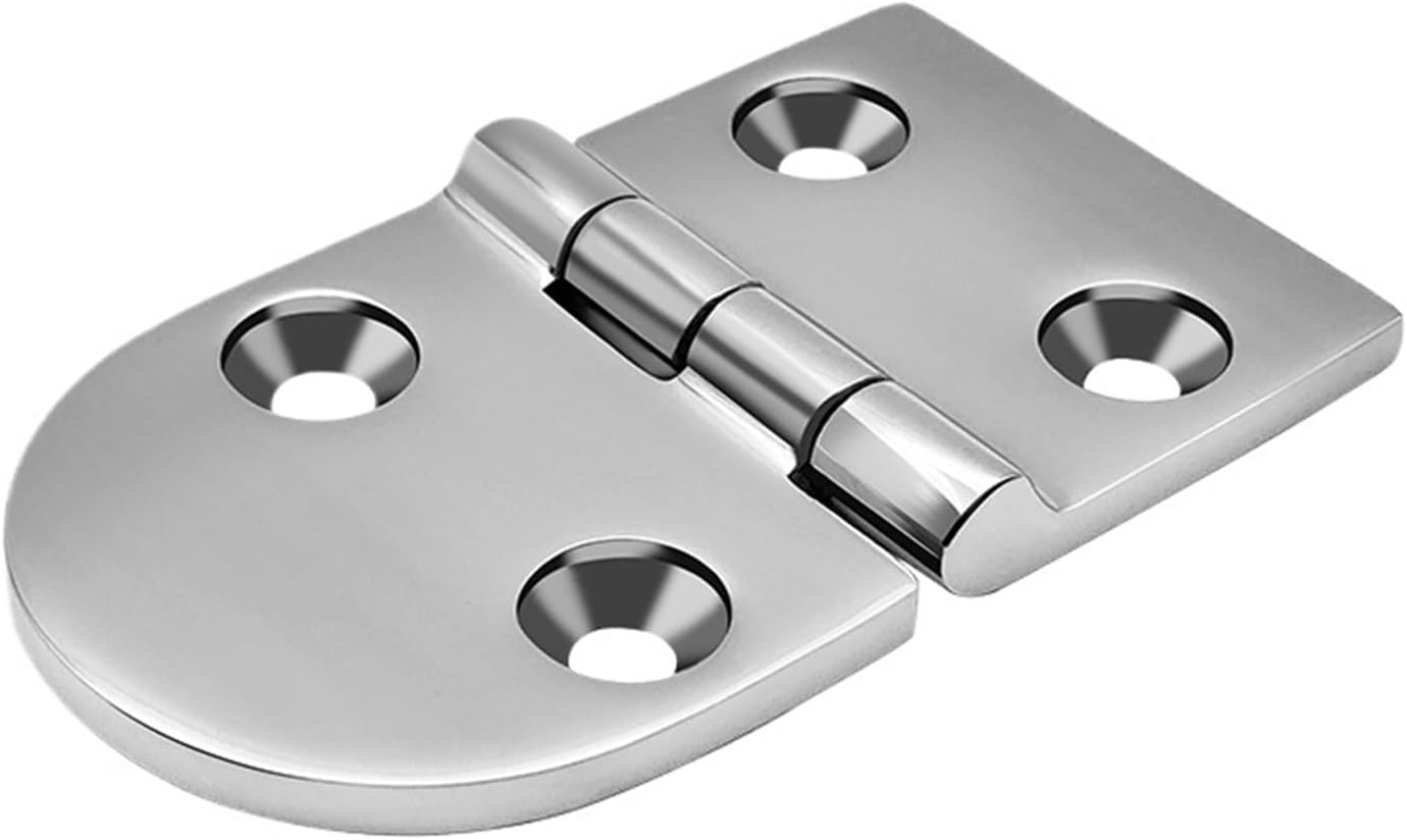 Heavy Cast Stainless Steel Flat Hinge, 1 Piece, for Cabinet Doors, Windows, with Wooden Box Stamping (110x38mm)