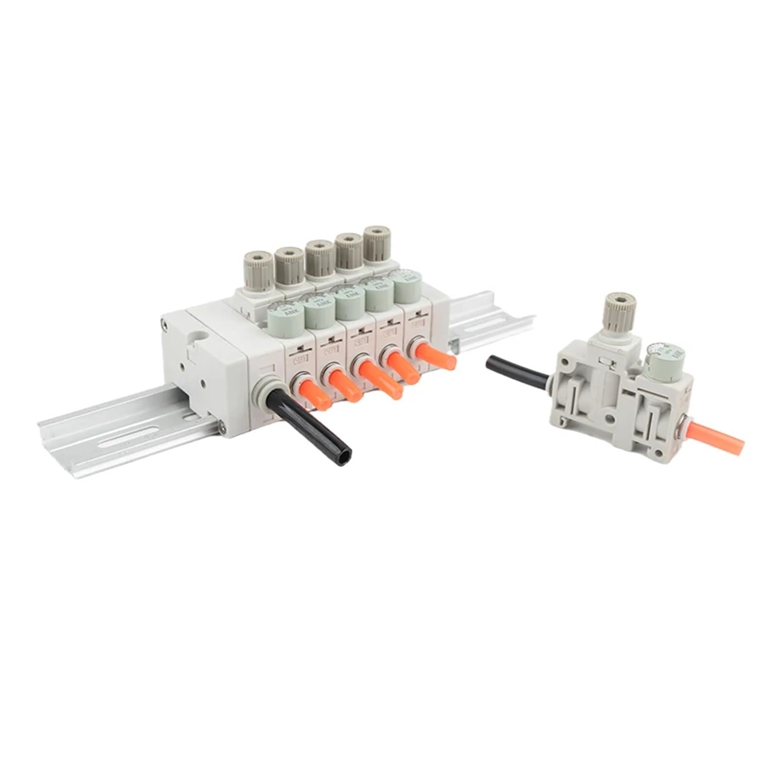 Tipo Riduttore di Pressione Pneumatico Combinato regolatore di Pressione Ingresso 8 mm e Uscita 6 mm Ingresso 8 mm e Uscita 4 mm(8mm Inlet 6mm Outlet,Five Combination)