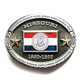 Urban Backwoods Missouri Flag Gürtelschnalle für Wechselgürtel Buckle