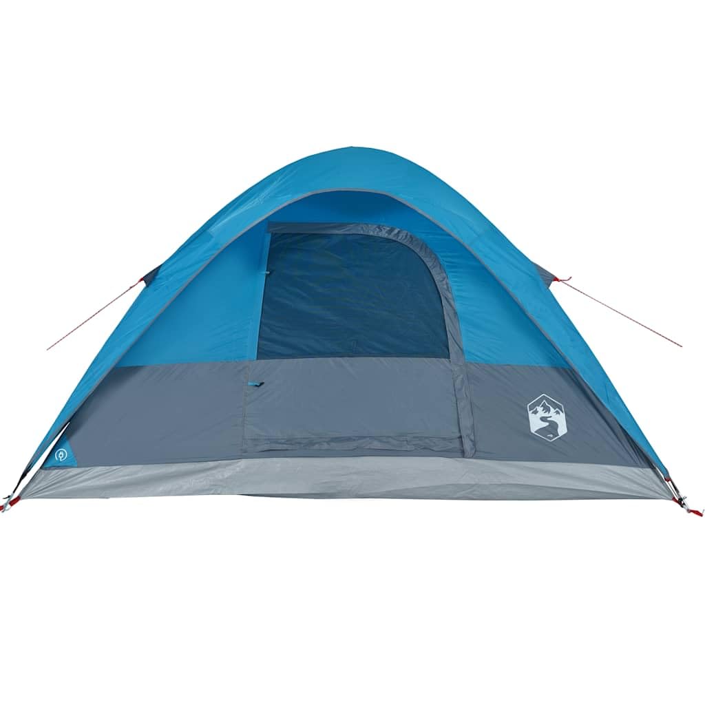 Genérico Tienda de campaña Familiar iglú 6 Personas Impermeable Azul,Deportes,Actividades al Aire Libre,Camping y Senderismo,Tiendas de campaña-94552