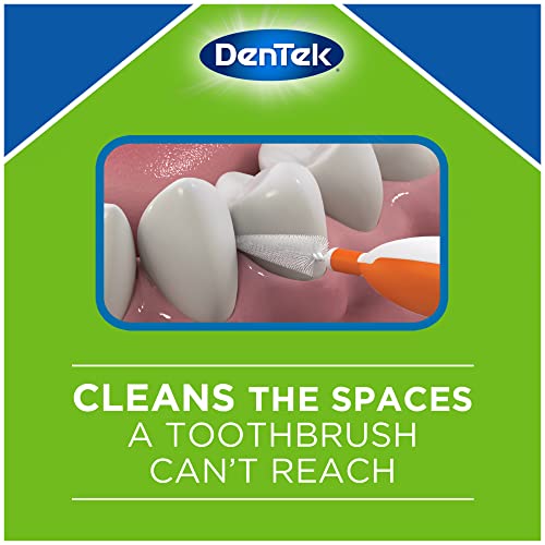 image for DenTek Easy Brush Interdental Cleaners | Brushes Between Teeth | Stand
