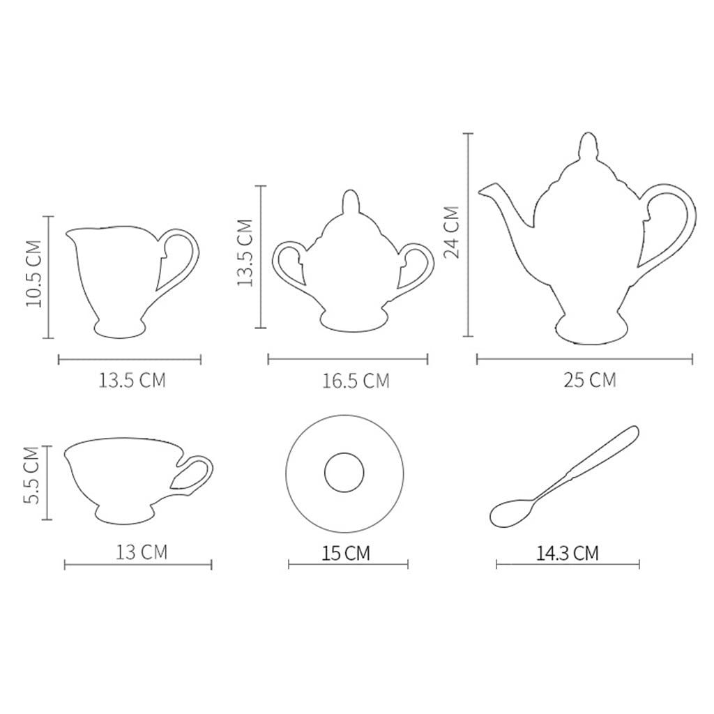 Zestaw herbaty róży zestaw kawy Porcelanowy herbata kubek spodek filiżanka ceramiczna zestaw herbaty zestaw kawy zestaw czajniczek zestaw kawy zestaw