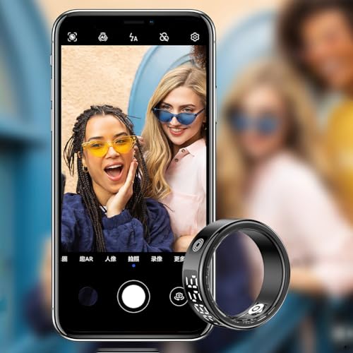 GETBSTOOP RS08 スマートリング フィットネストラッカー メンズ レディース Ultrahuman リング 空気心拍数 血中酸素 睡眠モニター アクティビティトラッカー Ios/Android 対応