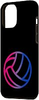 Vista 2 de iPhone 14 Pro Max Volleyball Bisexual Pride Bi LGBTQ LGBT Gay Pride Subtle Case