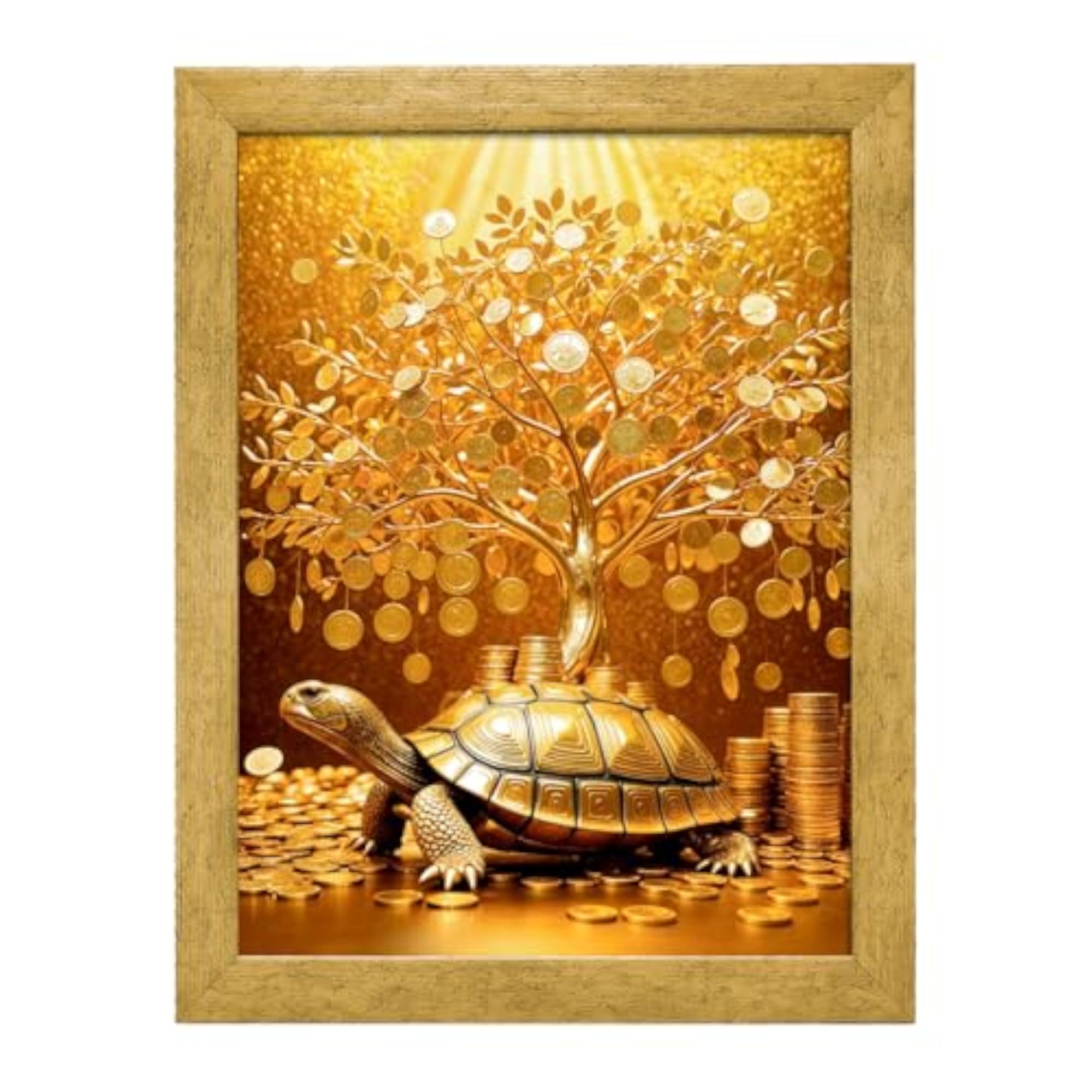 Paper Money Tree Painting for Vastu