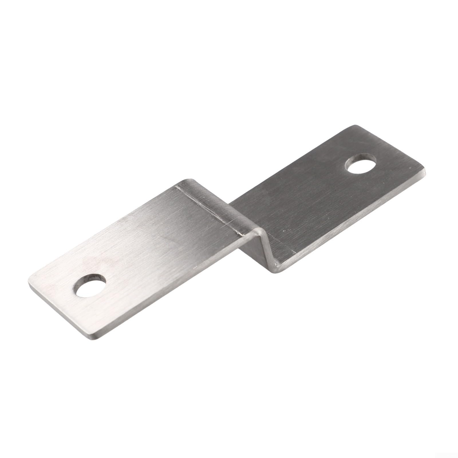 Connettore fisso ad angolo a forma di Z in acciaio inossidabile resistente con spessore di 2 5 mm e finitura liscia per un assemblaggio sicuro dell'armadio (20 mm)