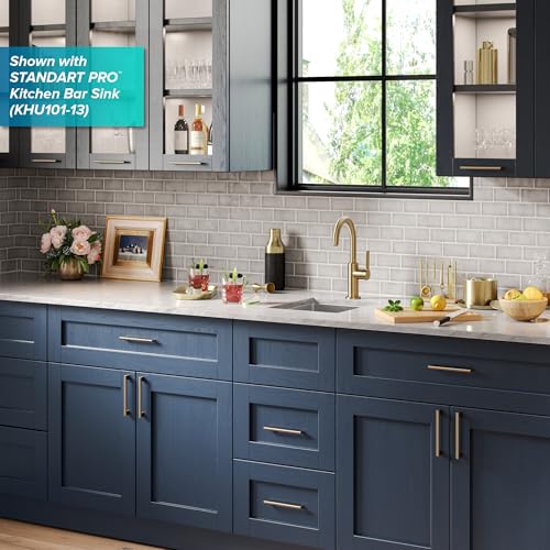 KRAUS Oletto Single Handle Kitchen Bar Faucet in Brushed Brass, KPF-2822BB - image 8