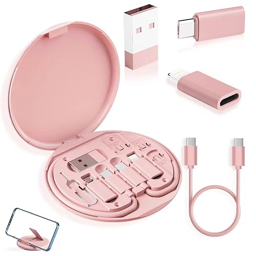 YANZIE USB Adapter Kit, Travel Charging Organizer Case with USB