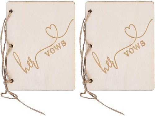 Miniatura 8 de TOPINCN 2 folletos de juramento para ceremonia de boda, fiesta, libro de juramento, accesorio de decoración, diario de boda, regalo de compromiso,