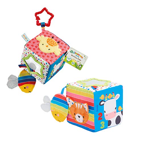 Image of Early Learning Centre Blossom Farm Activity Cube, Stimulates Senses, Hand Eye Coordination, Kids Toys for Ages 0+, Amazon Exclusive