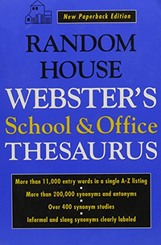Random House Webster's School and Office Thesaurus 0679761578 Book Cover