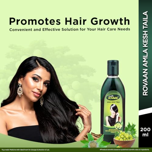 Image of Multani Rovaan Amla Kesh Taila - 200 ml | Hair Oil For Strong, Long and Thick hair | Nourishes Scalp | Controls Hair Fall, Strengthens Hair & Promotes Hair Growth 200 Ml (Pack of 3)