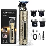 YIDON Tagliacapelli Uomo Professionale, Impermeabile IPX6 Rasoio Elettrico Barba, Macchinetta per capelli con Pettini Guida Magnetici, Senza Fili Regolabarba Ricarica Type-C Trimmer Kit Regalo