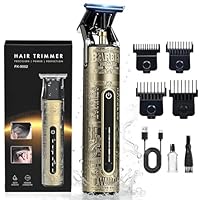 YIDON Tagliacapelli Uomo Professionale, Impermeabile IPX6 Rasoio Elettrico Barba, Macchinetta per capelli con Pettini Guida Magnetici, Senza Fili Regolabarba Ricarica Type-C Trimmer Kit Regalo