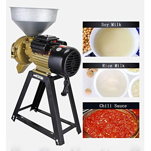 JRZTC Mulino Elettrico per Cereali 3000W Smerigliatrice per Cereali con Imbuto 1400 RPM Macchina per mulini per Cereali… - immagine 5