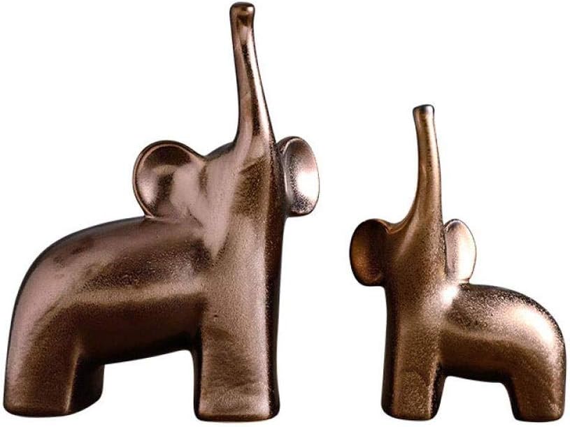 Elephant Ornaments Bronze TV Cabinet Small Ornaments Handmade Crafts