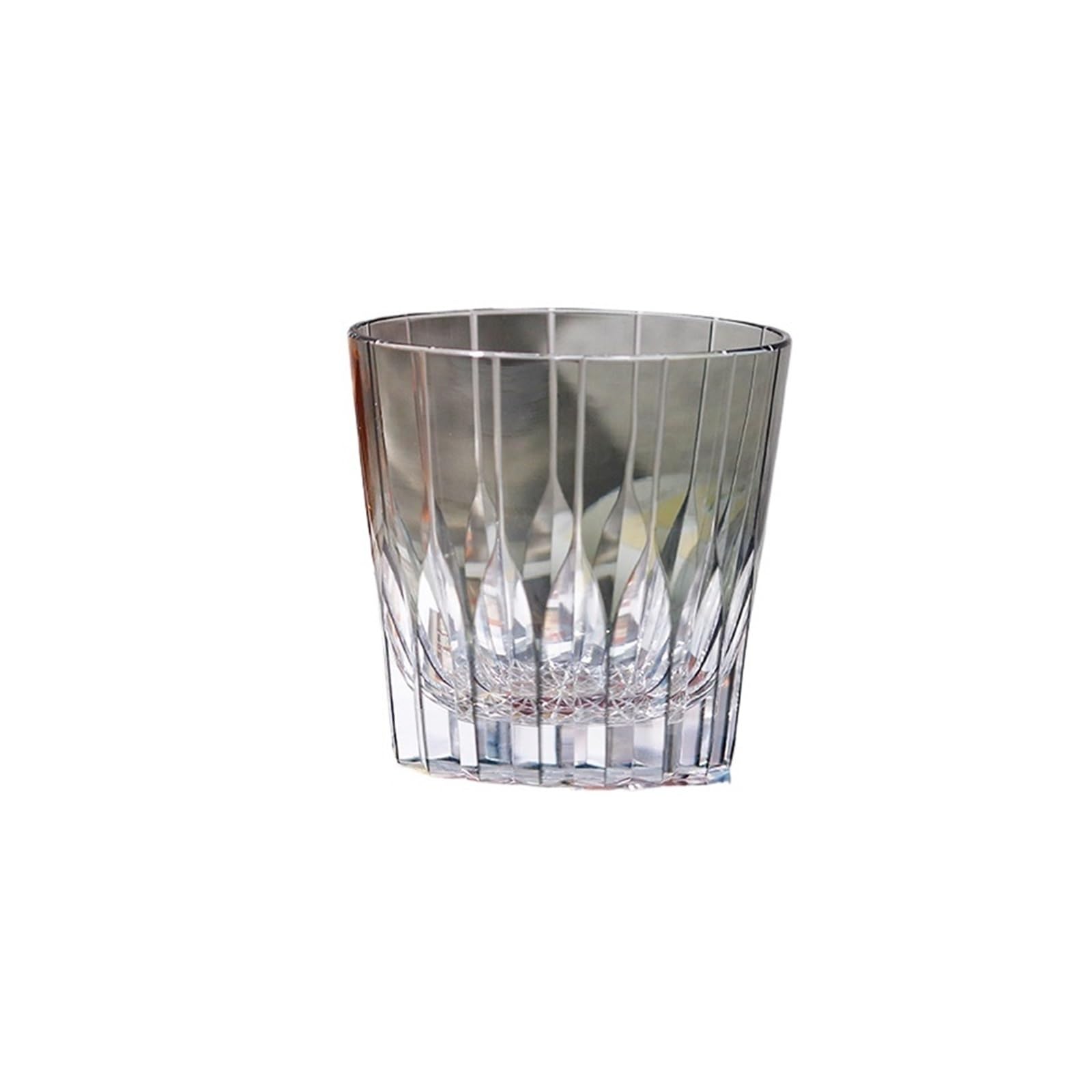 Vasos de Cristal Vasos de whisky antiguos cortados a mano, vaso cristal gris Para beber