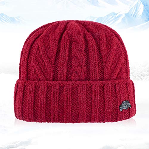 Ski cap pour homme et bonnet de randonnée thermique contre le vent hivernal